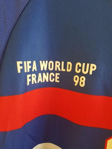 France 1998 World Cup Final Shirt - Zidane #10 - Size M