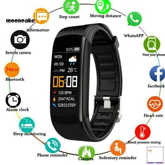 High Quality Sports Fitness Tracker Waterproof Smart Watch Heart Rate Blood Pressure Monitor