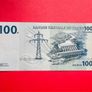 Congo. Democratic  Republic  100. Francs.  2022  Pick  98b. UNCIRCULATED Image 2