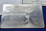 1 oz 2023 Pyromet silver .999 card with Coa in slip