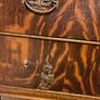 Antique American Tiger Oak Dresser with Bevelled Mirror c.1900/1915 Image 3