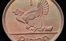 [#2649] - Ireland 1943 | Irish 1d | Irish 1 Penny | KM.11 | UNC
