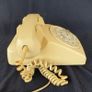 1980s cream rotary telephone PROP vintage Image 5