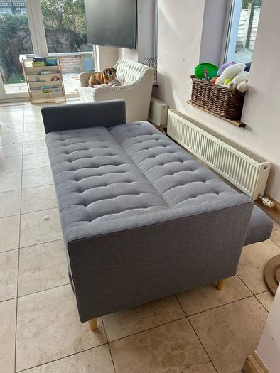 sofa bed grey
