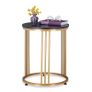 Side table  Modern marble look coffee table Image 2