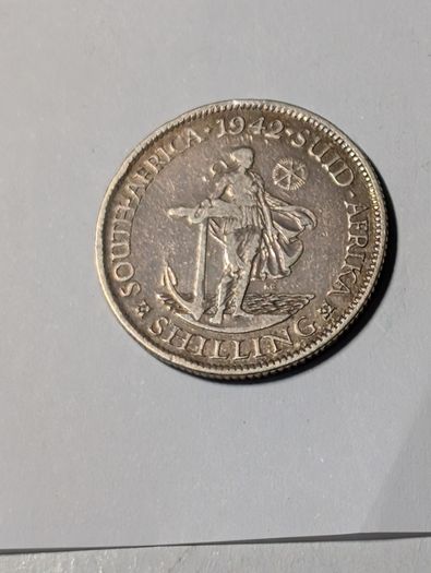 S.A. 1942 silver Shilling