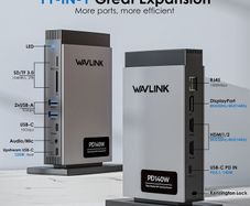 WL-UMD26-Pro Wavlink 11-in-1 8K Triple Display USB-C Docking Station