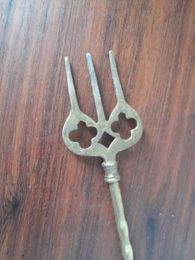 Antique Solid Brass Fire Porker