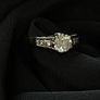 9ct yellow gold simulated diamond ring Image 5