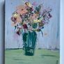 Framed Original Floral Painting Flower Art Framed  Contemporary Art Painting  Original Gift Image 10