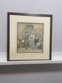 Antique Water Colour in original frame
