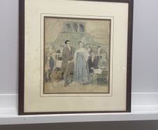 Antique Water Colour in original frame