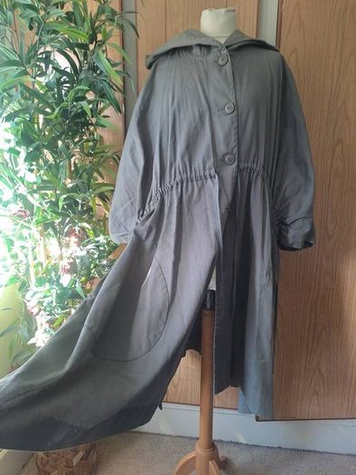 Designer Luukaa kaki parka jacket