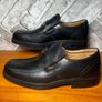 NWOB Clarks Flex24 Mens Formal Black Leather Loafer Dress Shoes UK10.5 Image 4