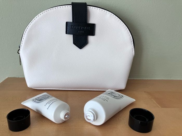 New Diptyque Face Cream & Body Lotion and Toiletry Bag