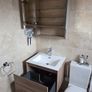 Bathroom floating sink unit and cupboard Image 2