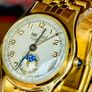 1953 Swiss Triple Date Moonphase Calendar Watch Image 5