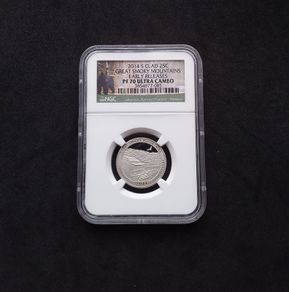 United States : Great Smoky Mountains " Early Releases " 2014 Quarter Dollar , PF 70