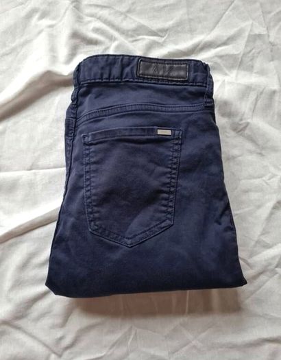 Armani j10 cotton pants size 29/29 zip fly navy in excellent condition