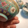 7 piece Hand painted Jingdezhen Famille Rose Porcelain Set Image 5