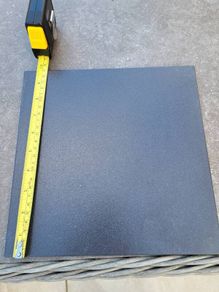 Black porcelain tiles