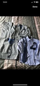 Grey Children Suit