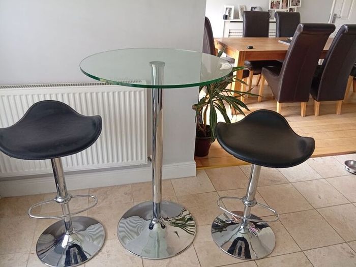 Glass High Coffee Table