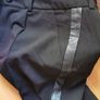 BNWT - Diesel Side-stripe pleat-front Black trouser Image 5