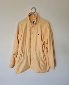 Peter fleming waterproof jacket Size 16 ptp 24" yellow in excellent condition