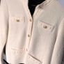 H&M knitted white Cardigan Image 2
