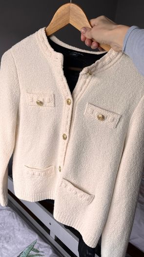 H&M knitted white Cardigan