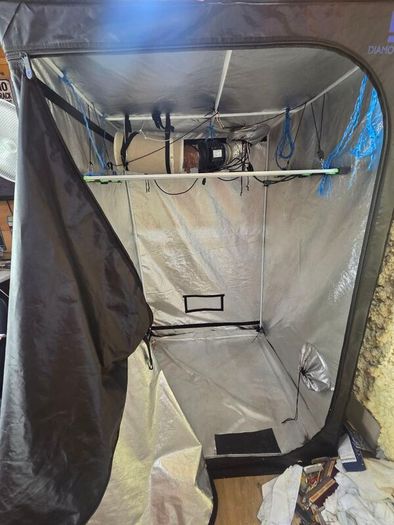 grow tent + led light