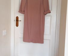 Hobbs Dusky Pink Wool Dress