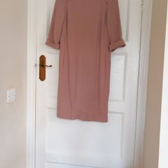 Hobbs Dusky Pink Wool Dress