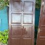 Two teak garage doors Image 7