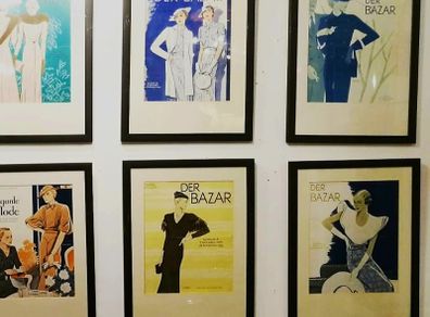 Original art deco fashion advertising