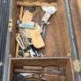 small vintage wooden tool chest ( 2 ) Image 8