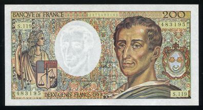FRANCE - 200 Francs 1992 Banknote P-155e - (aUNC)