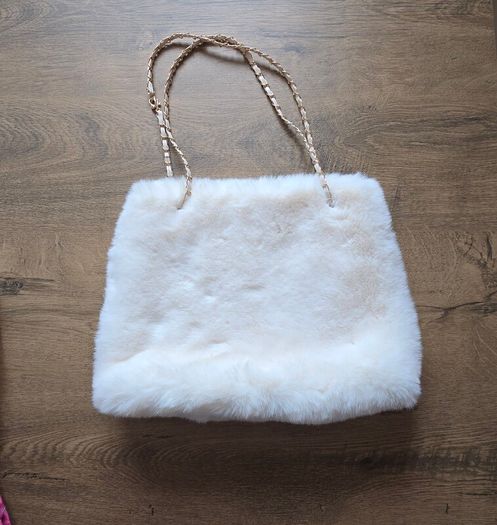 Plush handbag