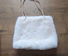 Plush handbag