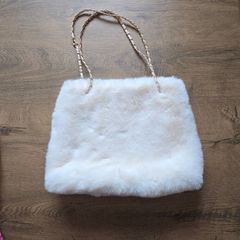 Plush handbag