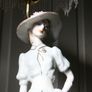 Vintage Large table lamp with Lady and Dog figure from the Elegant Collection H-26" Image 5