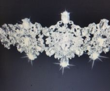 Bride's Designer Crystal Head Piece