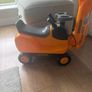 Micro Excavator Push-Along Ride On with Digger Image 2