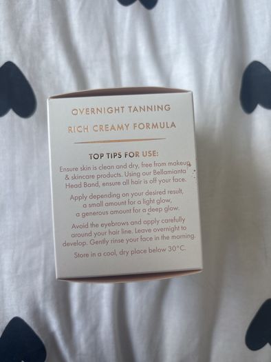 Bellamianta tan dreams luxury tanning sleep mask 50ml