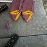 handmade knitting slippers Image 6