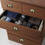 10 Pack Drawer Handles, Chrome Cabinet Handles, Iron Shell Pull Cupboard Door Handles, Cup Handles with Screws, Pull Knobs for Kitchen Cupboard,Wardrobe,Furniture,Dresser Drawer (MULTIPLE COLOURS) Image 3