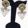 Vintage 925 Sterling Silver Chunky Heavy Stud Earrings Image 9