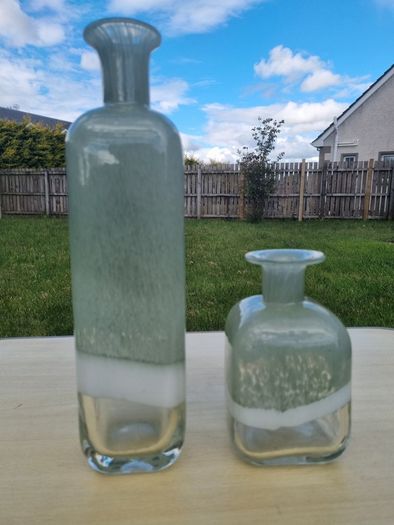 Two Benny Motzfeldt vases for the Norwegian manufacturer Plus