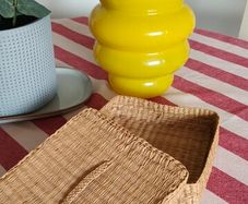 Rattan basket.